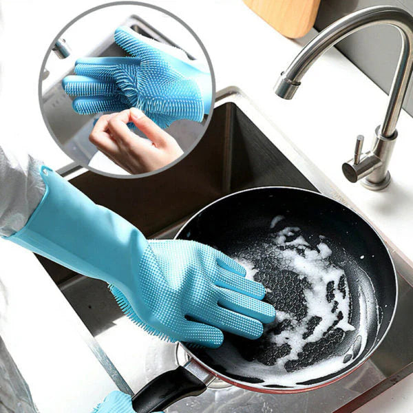 Silicone Cleaning Gloves